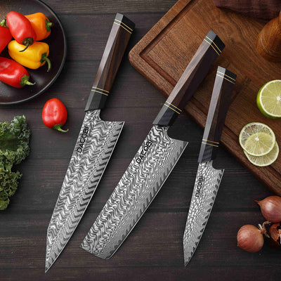 Kolekcja Rin, Noże profesjonalne, 67-warstwowa stal damasceńska