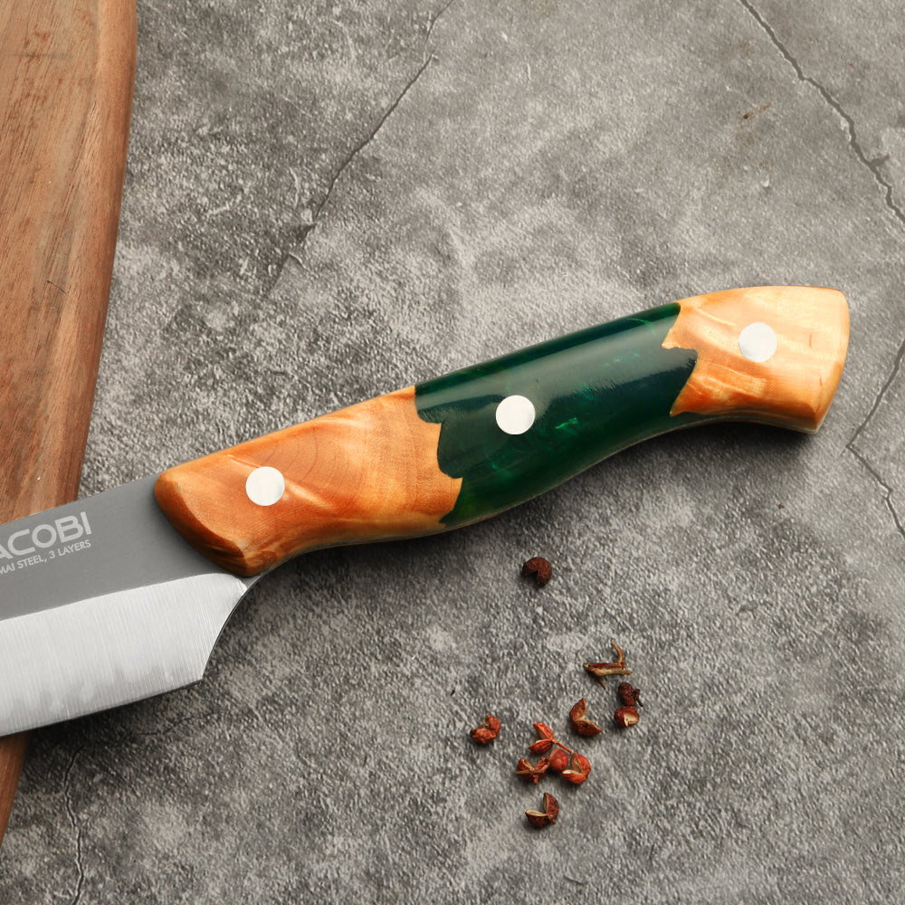 Nóż uniwersalny C46, stali San Mai, 14.5 cm - DACOBI.pl