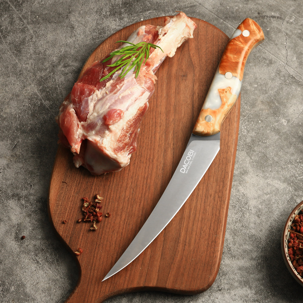 Nóż do filetowania C45, stali San Mai, 15 cm - DACOBI.pl
