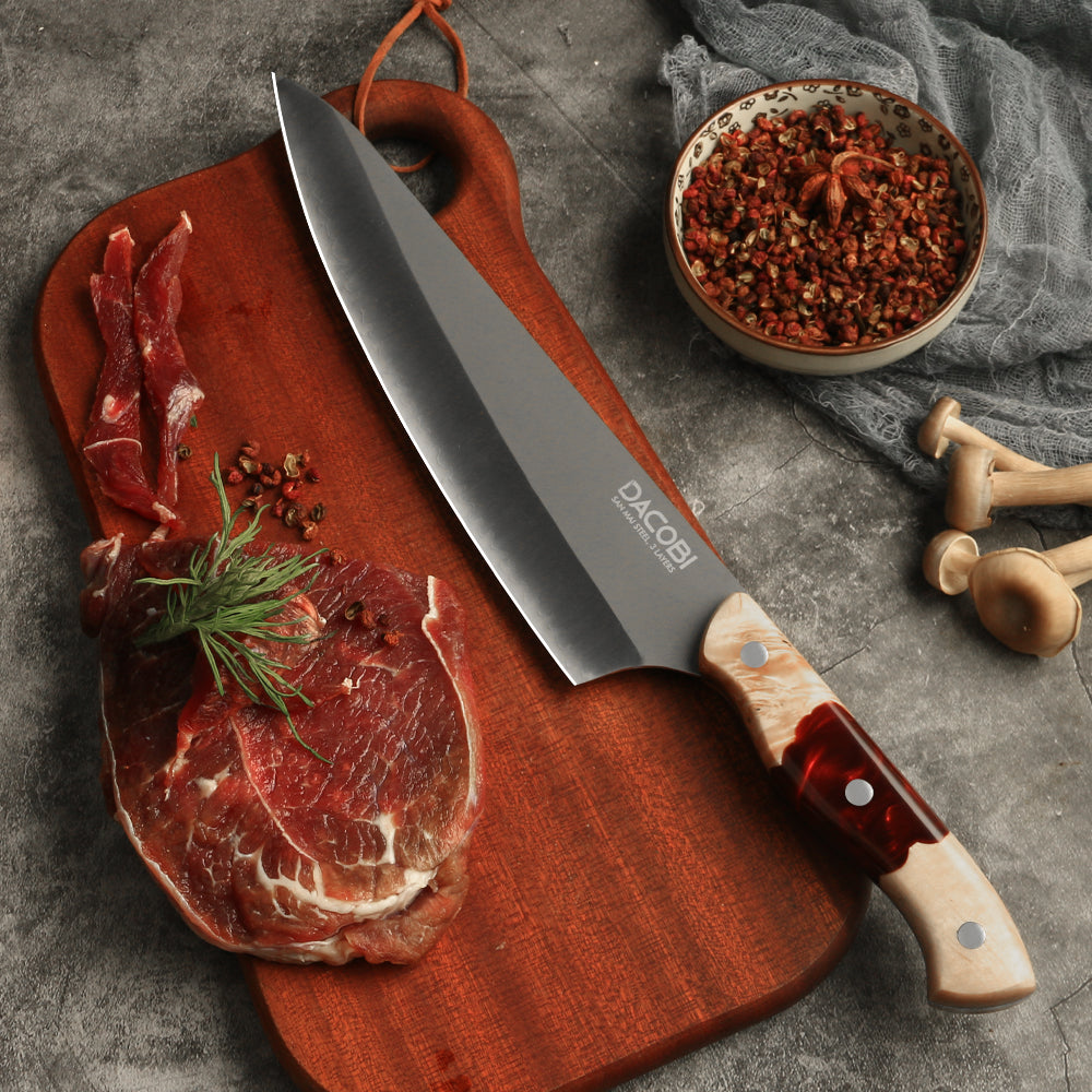 Nóż szefa kuchni C47, stali San Mai, 22 cm - DACOBI.pl