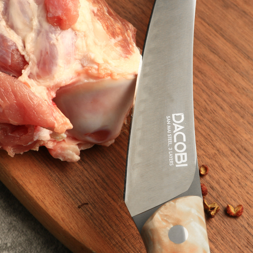 Nóż do filetowania C45, stali San Mai, 15 cm - DACOBI.pl