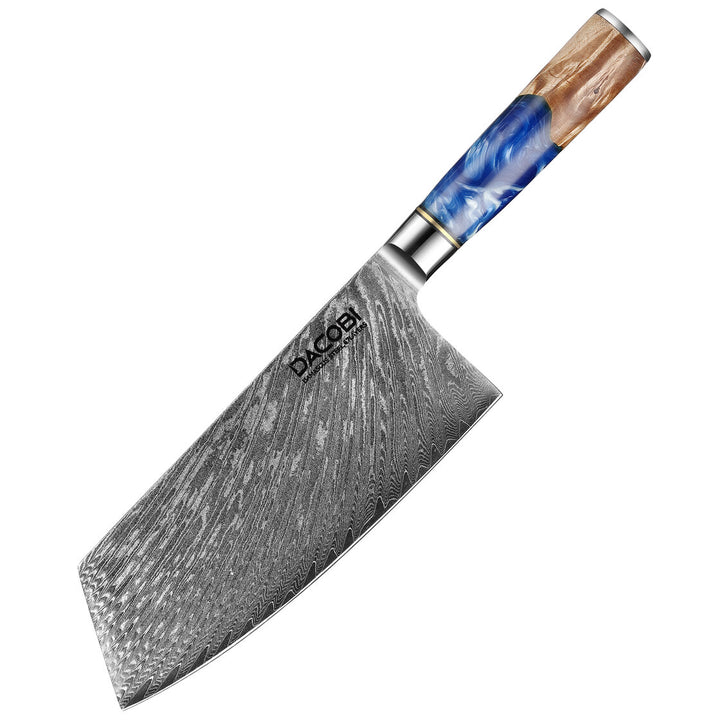 Profesjonalny Tasak C4, stal damasceńska, 19 cm - DACOBI.pl