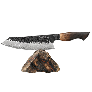 Nóż Santoku C62, stal damasceńska, 19 cm
