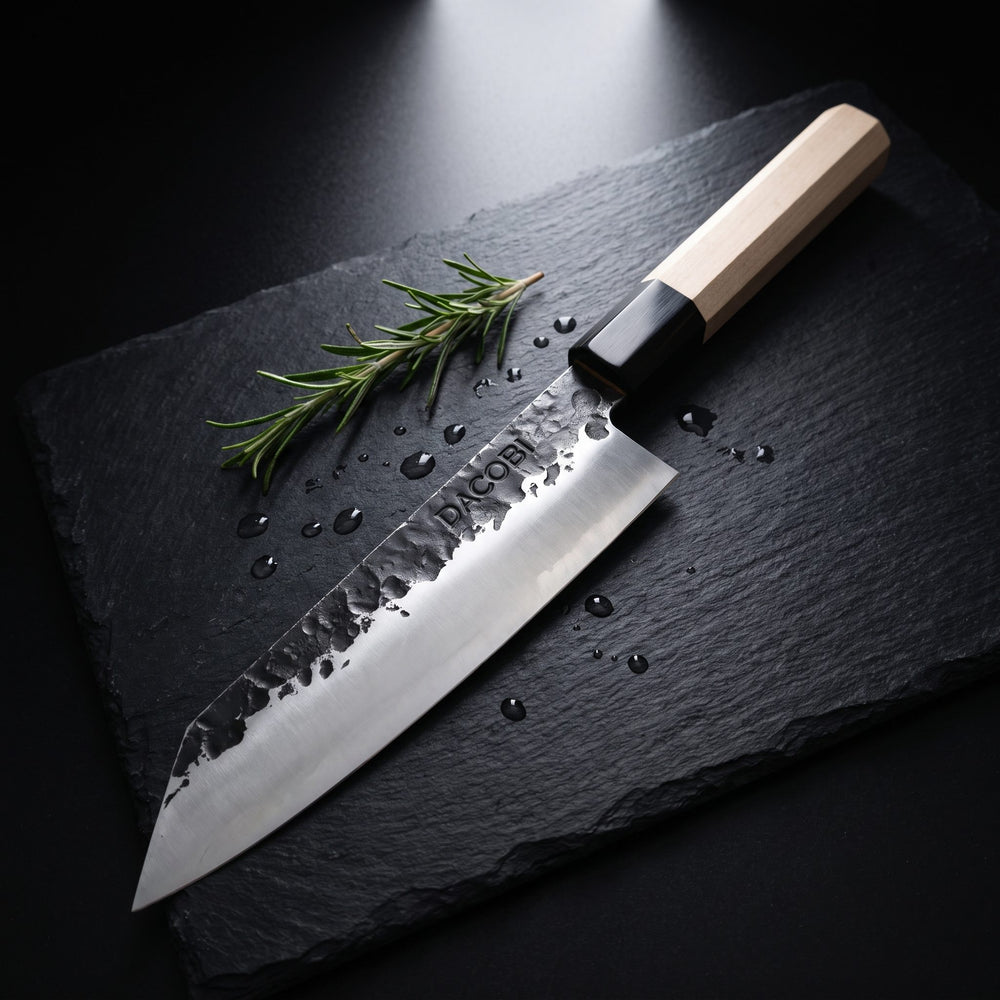 Uchwyt z drewna klonowego w japońskim stylu wa noża Kiritsuke