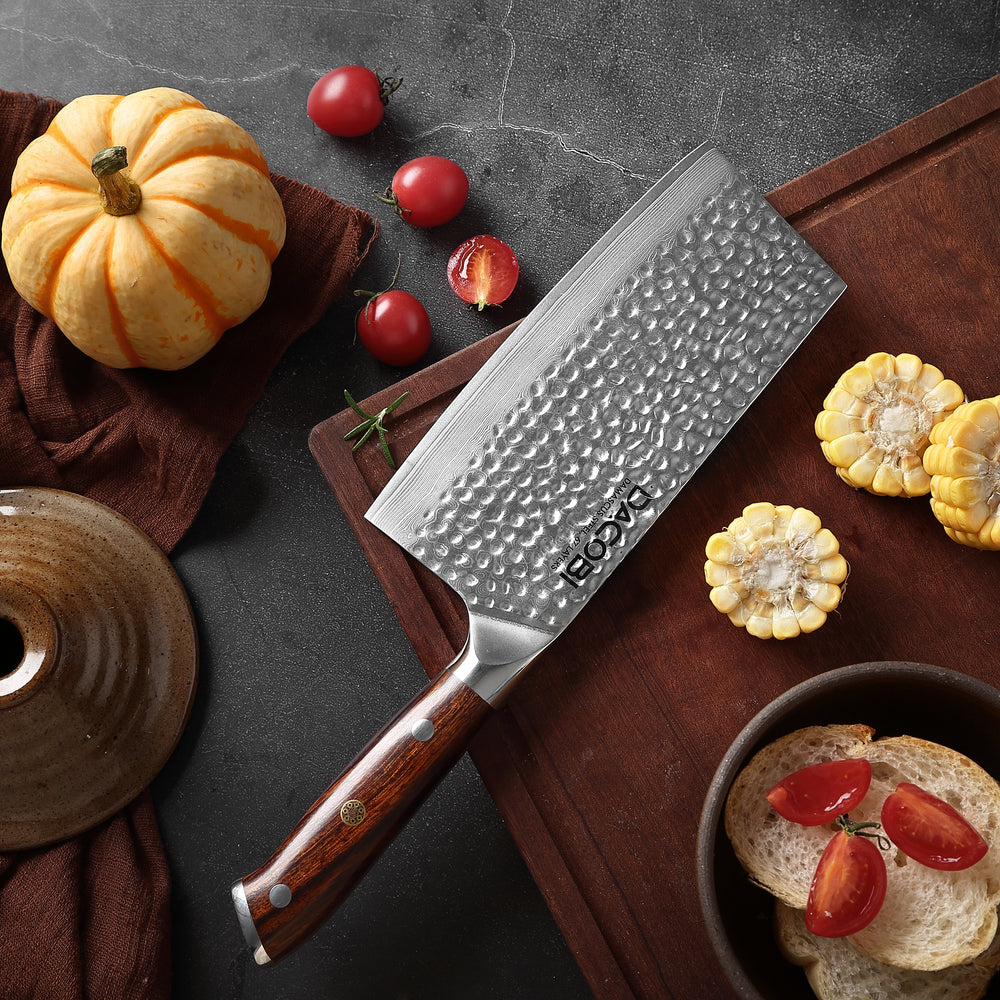 Profesjonalny Tasak C38, stal damasceńska, 18 cm - DACOBI.pl