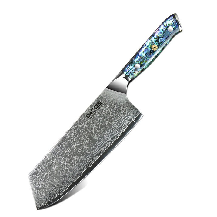 Profesjonalny Tasak C25, stal damasceńska, 19.5 cm - DACOBI.pl