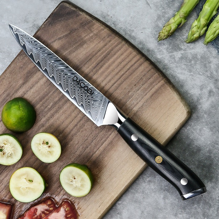 Nóż uniwersalny C27, stal damasceńska, 13 cm - DACOBI.pl