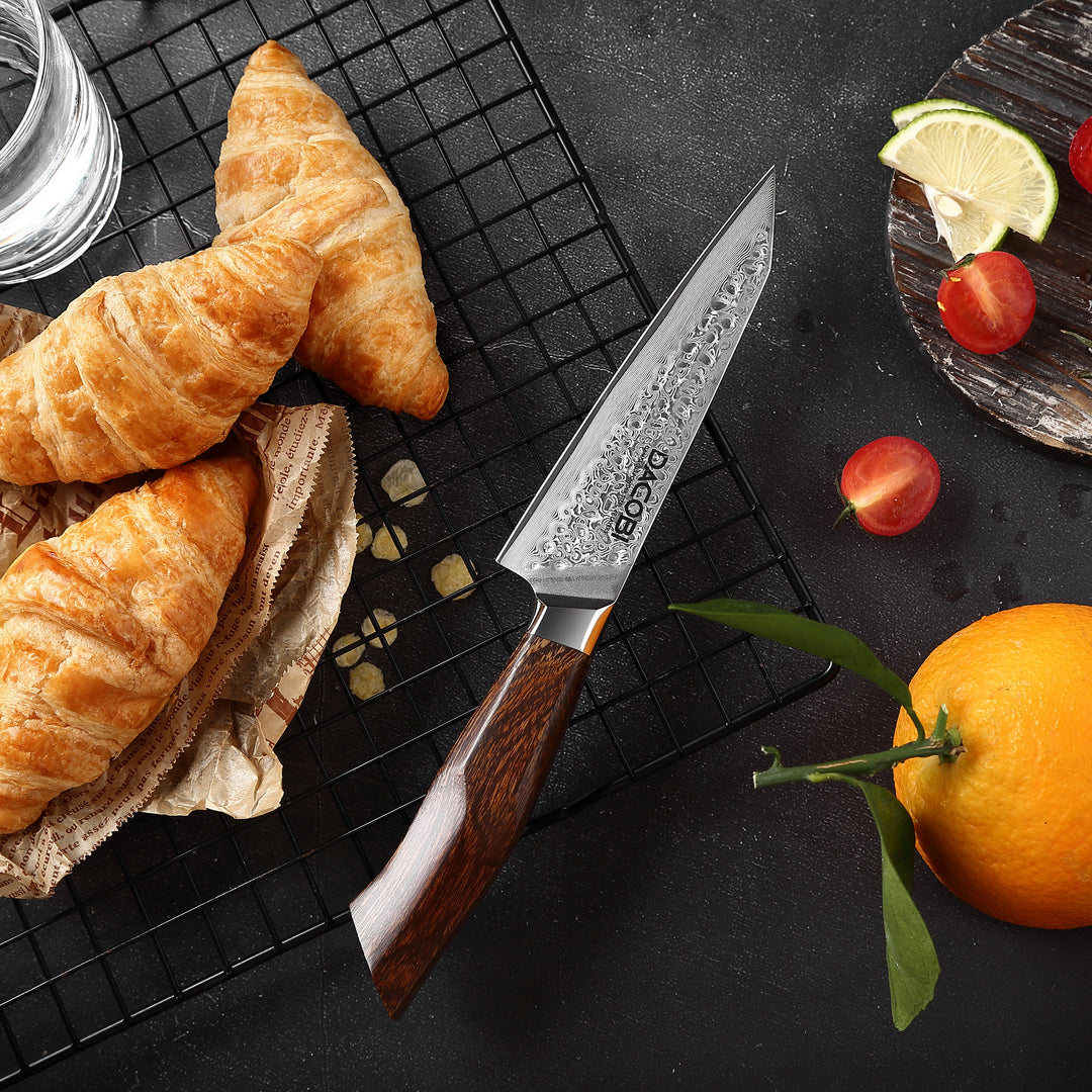 Nóż uniwersalny C31, stal damasceńska, 13 cm - DACOBI.pl