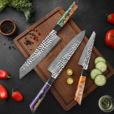 Kolekcja Eden, Noże profesjonalne, 67-warstwowa stal damasceńska