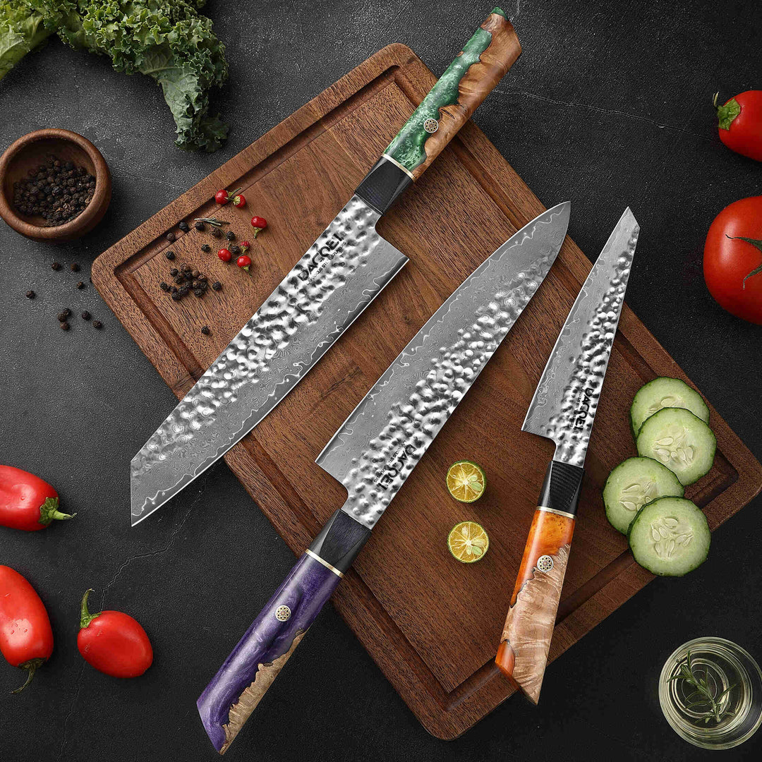 Kolekcja Eden, Noże profesjonalne, 67-warstwowa stal damasceńska