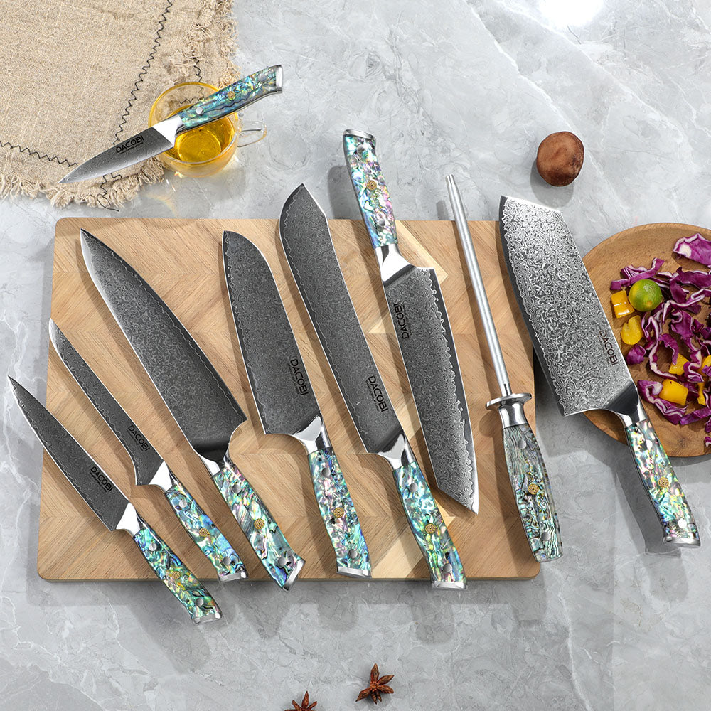 Kolekcja Opal, Noże profesjonalne, 67-warstwowa stal damasceńska