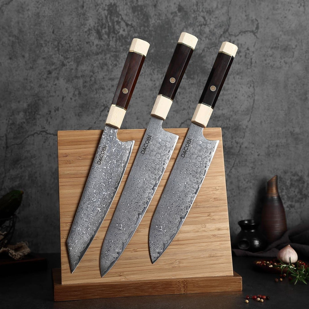 Kolekcja Rosen, Noże profesjonalne, stal damasceńska 67-warstwowa