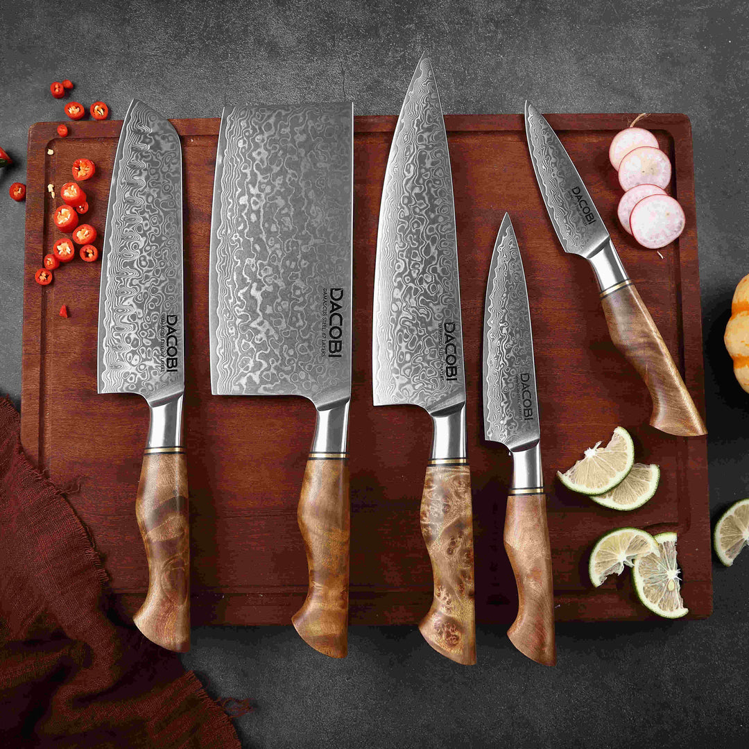 Kolekcja Sirocco, Noże profesjonalne, 67-warstwowa stal damasceńska