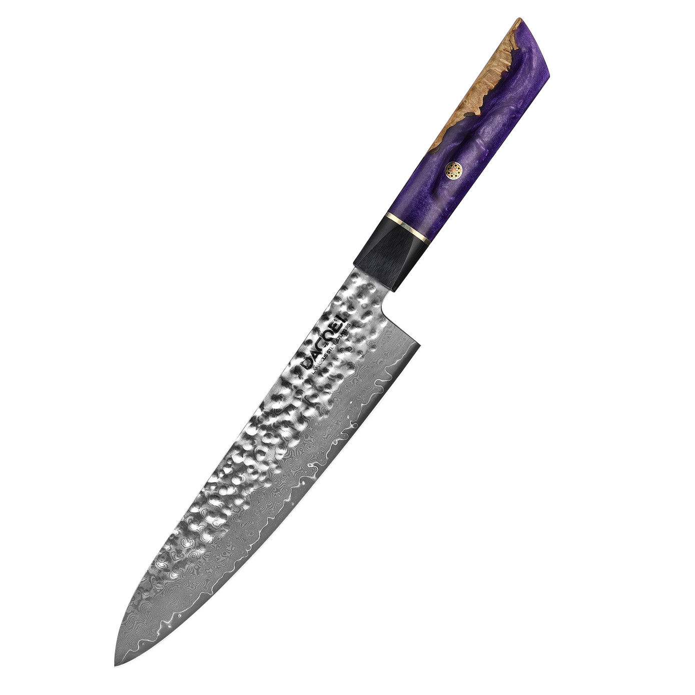 Nóż szefa kuchni C49, stali damasceńska, 20.5 cm - DACOBI.pl