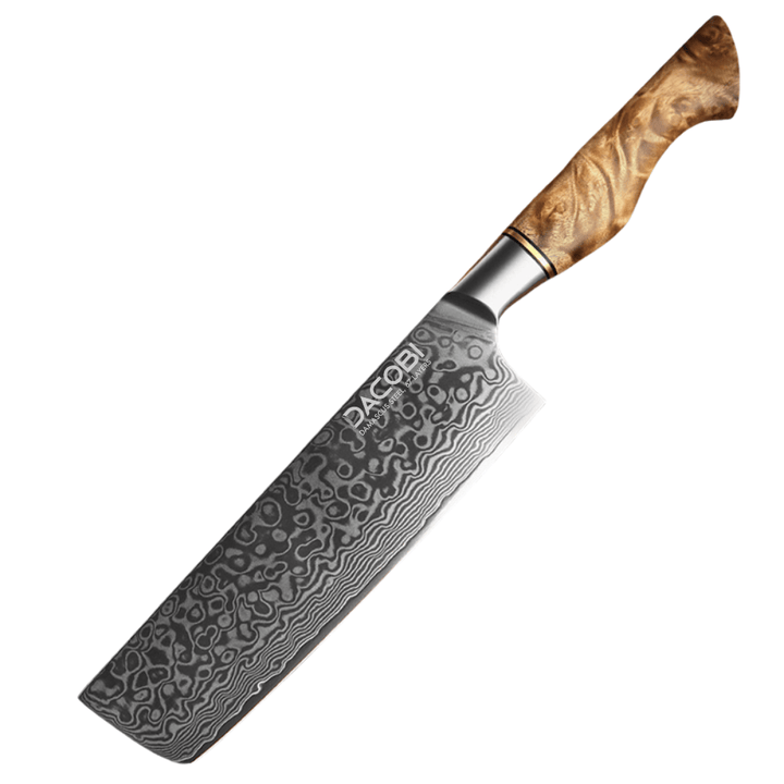 Nóż Nakiri C64, stali damasceńska, 18.5 cm