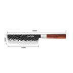 Nóż Nakiri C66, stal nierdzewna, 18 cm