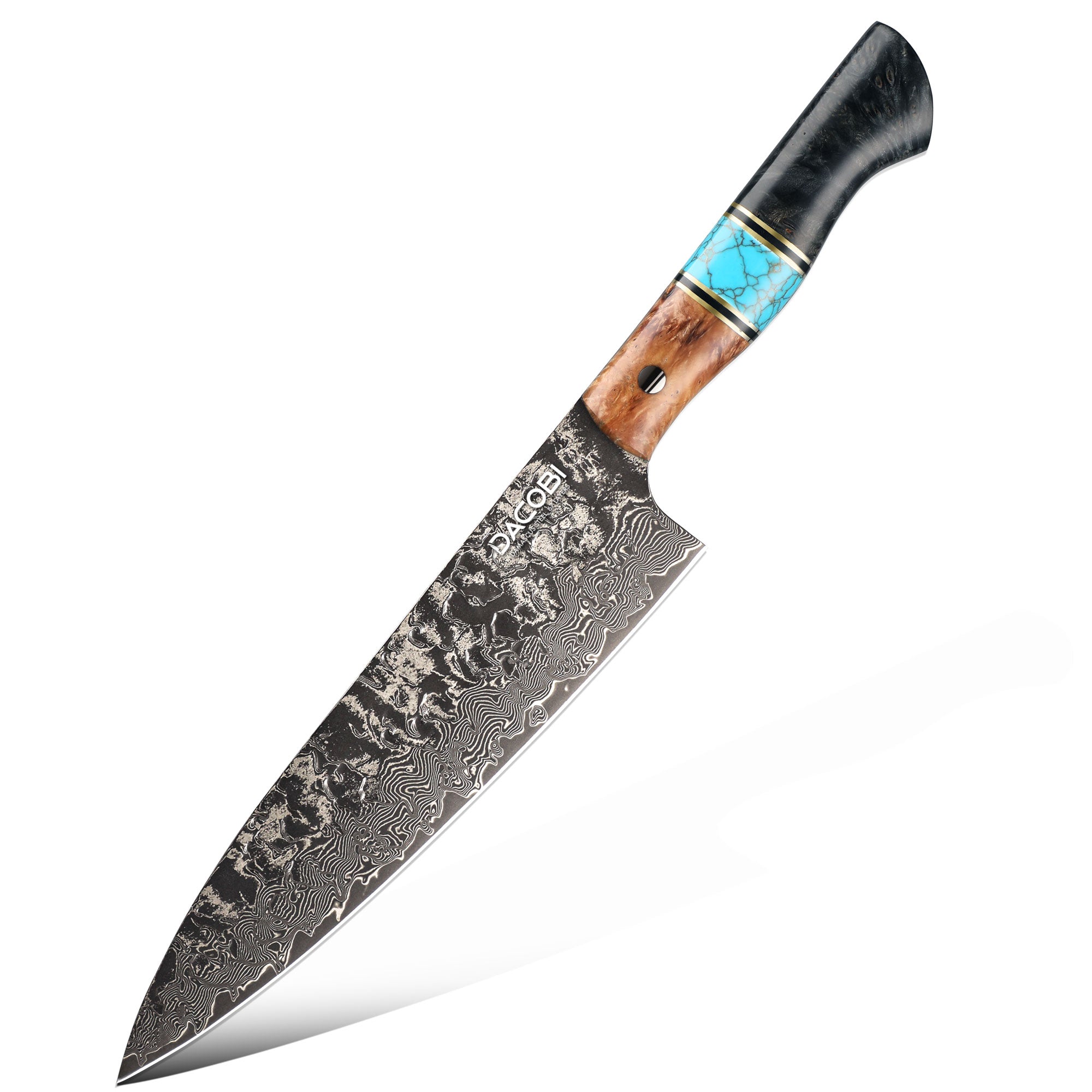 Nóż szefa kuchni C67, stal damasceńska, 21.5 cm