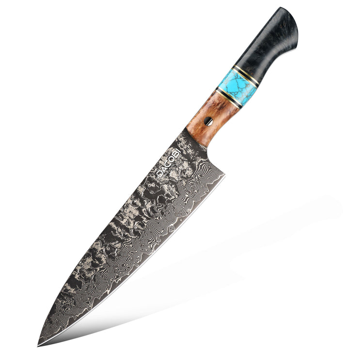 Nóż szefa kuchni C67, stal damasceńska, 21.5 cm