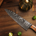 Nóż szefa kuchni C67, stal damasceńska, 21.5 cm