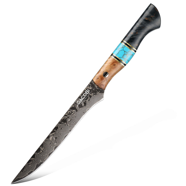 Nóż do filetowania C69, stali damasceńska, 15.6 cm