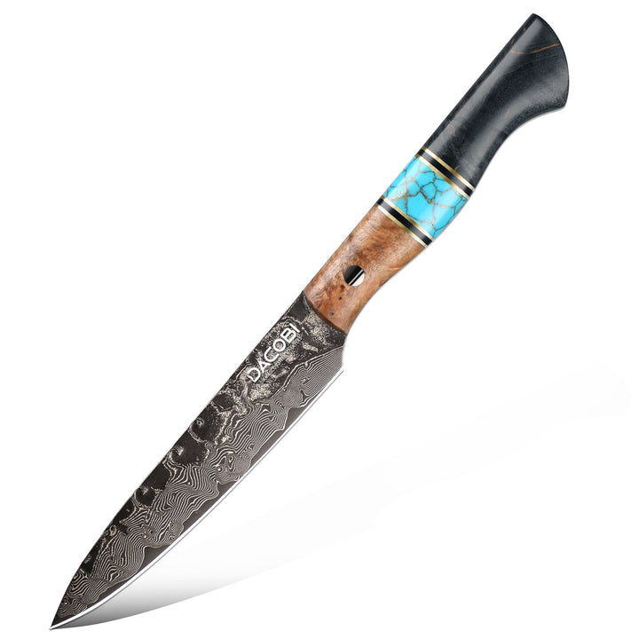 Nóż uniwersalny C70, stal damasceńska, 12.8 cm