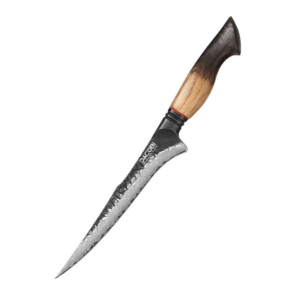 Nóż do filetowania C72, stali damasceńska, 19 cm