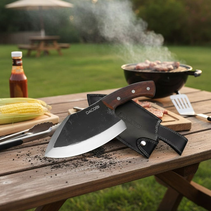 Pochwa na noże Premium, naturalna skóra, H9