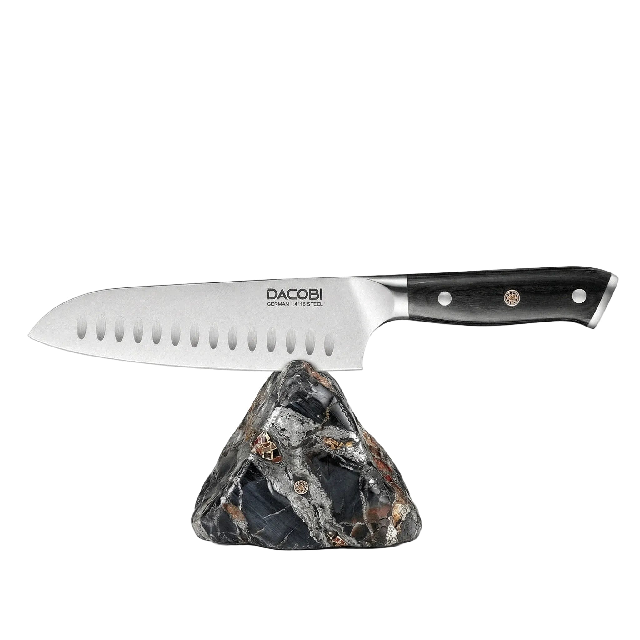 Nóż Santoku C7, stal niemieckiej, 18 cm
