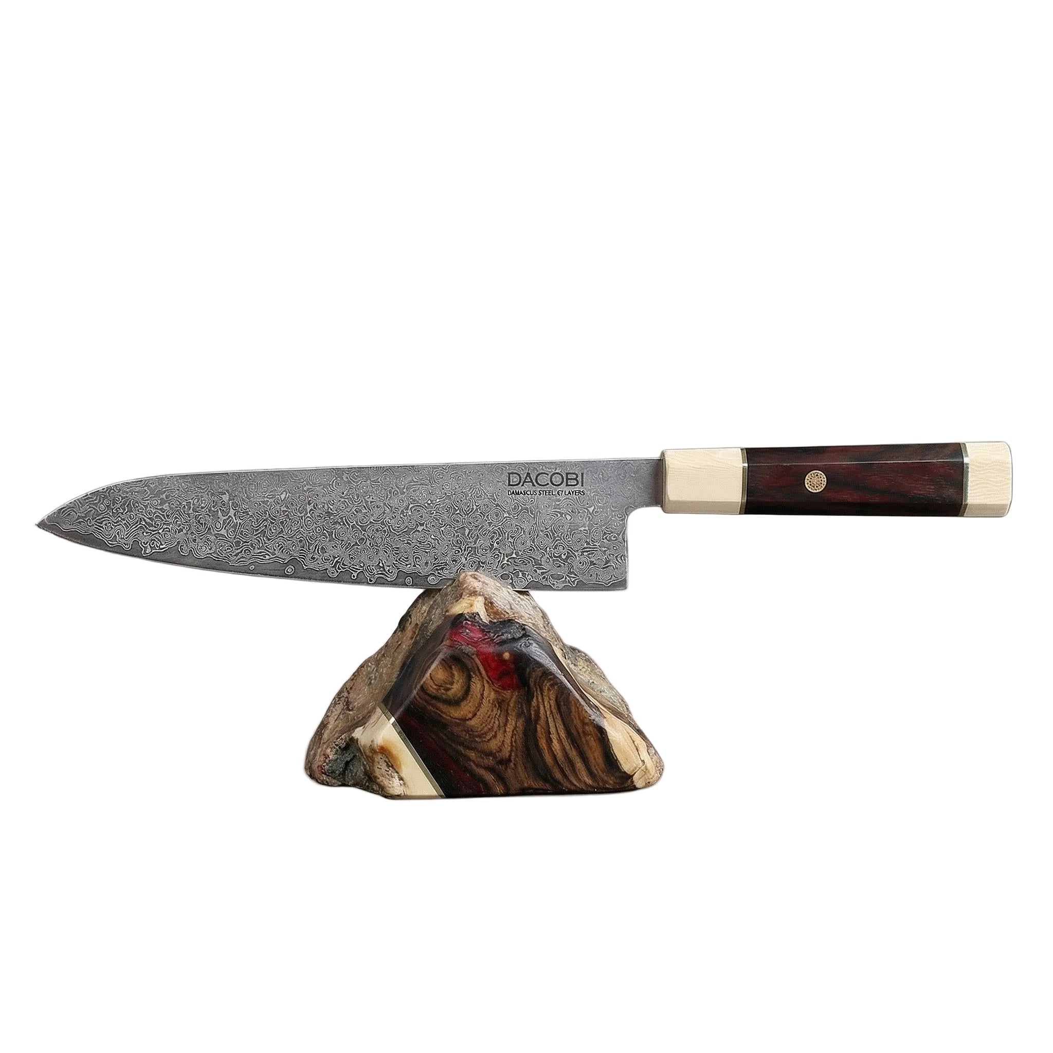 Nóż szefa kuchni C11, stal damasceńska, 22.9 cm