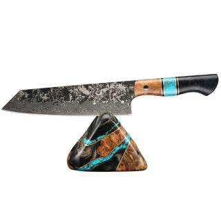 Nóż Kiritsuke C68, stali damasceńska, 20.5 cm