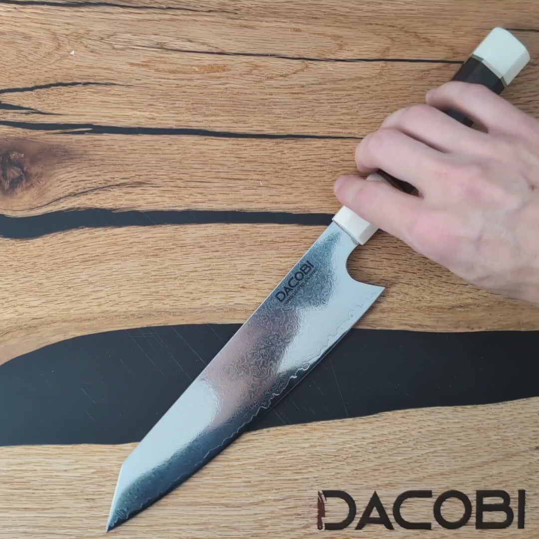 Nóż Kiritsuke C13, stal damasceńska, 20.5 cm