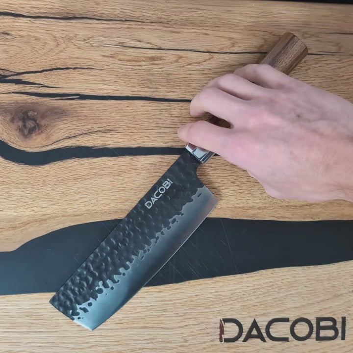 Nóż Nakiri C66, stal nierdzewna, 18 cm