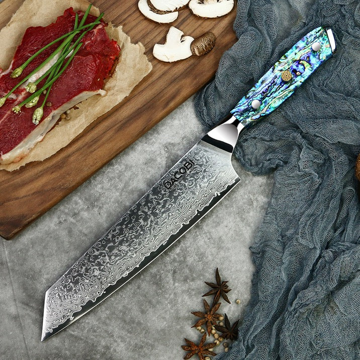 Nóż Kiritsuke C24, stal damasceńska, 21 cm - DACOBI.pl