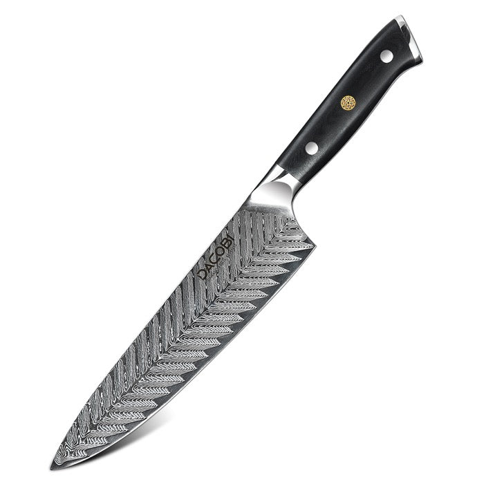 Nóż szefa kuchni C29, stal damasceńska, 20 cm - DACOBI.pl
