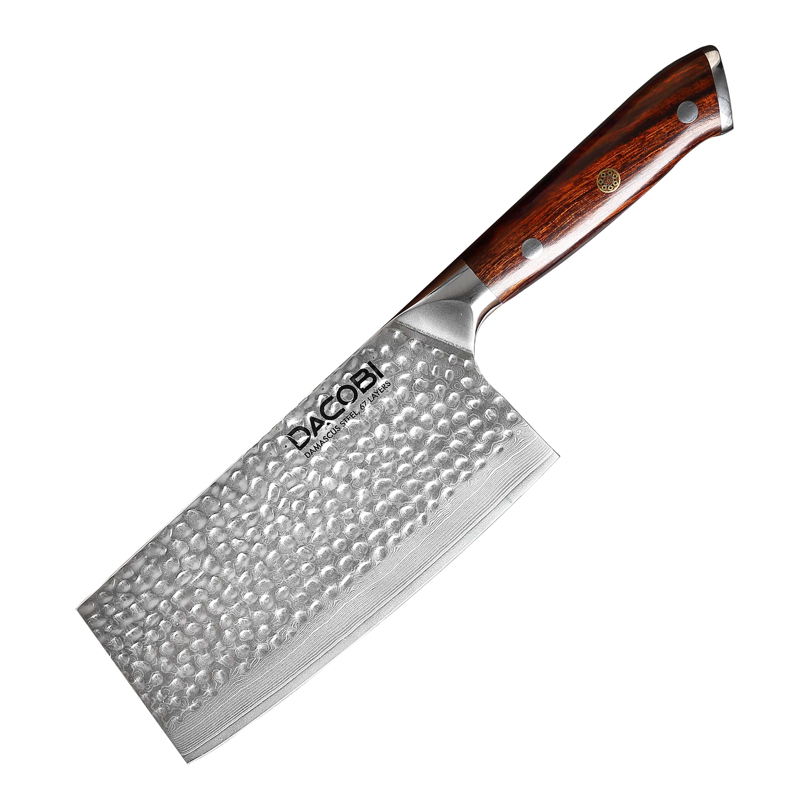 Profesjonalny Tasak C38, stal damasceńska, 18 cm - DACOBI.pl