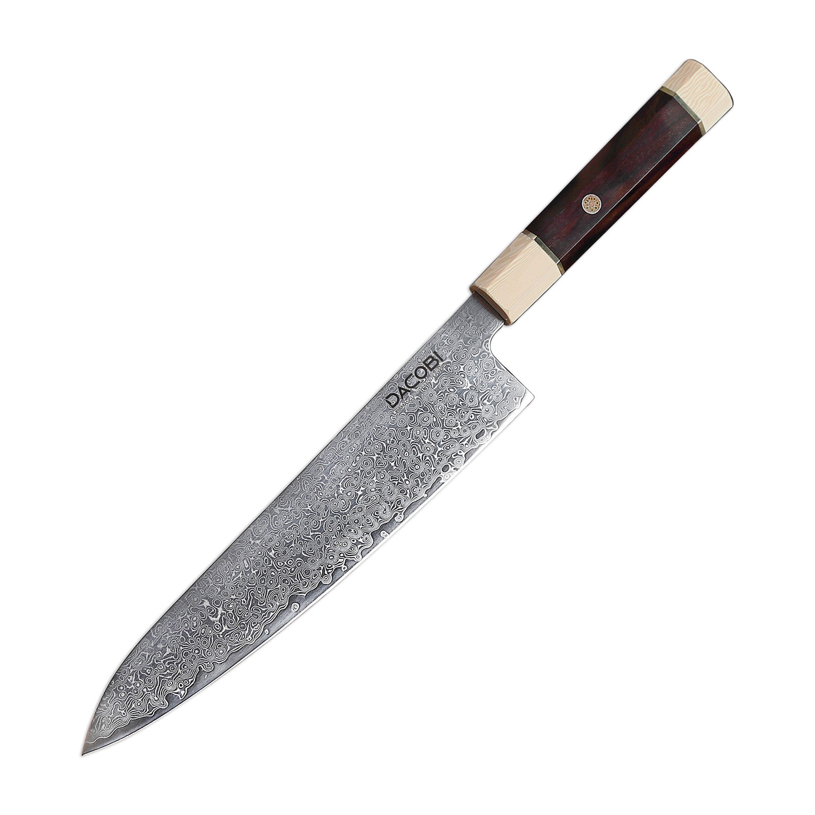 Nóż szefa kuchni C11, stal damasceńska, 22.9 cm - DACOBI.pl